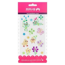 유니아트 2300 비즈스티커 106번 봄이야기 (10개입) 79000EA 1EA, 팩 10개입