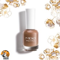 MEKO 指甲油 雷根寶盒-18牛奶巧克力，溫柔顯白，持久不易掉色，新手適用, 1個