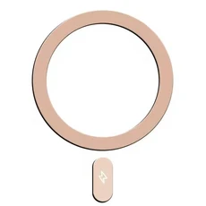 호환 맥세이프 호환용 마그네틱 스티커 금속 링 무선 충전 서클 디스크 아이폰 호환 16 15 13 프로 맥스용, 12 1 Gold