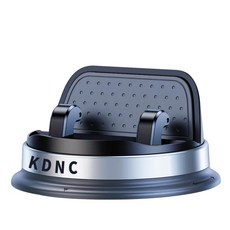 KDNC 다용도 360도 회전식 차량용 휴대폰 거치대, 블랙, 1개
