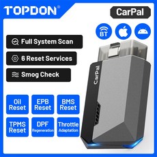 확인 iOS 스캐너 차량용 건강 모든 TOPDON Carpal 재설정 차량 6 블루투스 OBD2 안드로이드 시스템 도구 진단 진단기 가지
