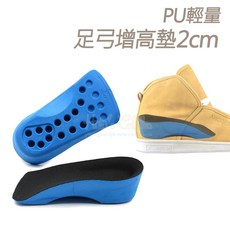 糊塗鞋匠 PU輕量足弓墊2cm 舒適鞋材 單一尺寸, 1個