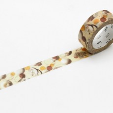 莫莫日貨 mt art project 牛窓蘑菇限定款和紙膠帶 MT01K1693 日式手作裝飾必備, 1個