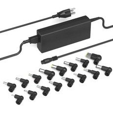 JIONR 90와트 범용 노트북 충전기 ETL AC 어댑터 Dell HP Lenovo Toshiba Acer Asus Sony 호환 DC 출력 12V 16V 185V 19V 1, JIONR 90와트 범용 노트북 충전기 ETL AC 어