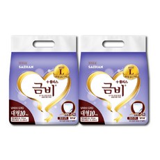 금비 팬티기저귀 대형 10매입x2팩 성인용기저귀 +행주증정, 2개, 10개입