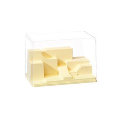 KOLKO 階梯造景公仔收納盒 透明防塵公仔盒 模型收納盒 展示盒, 1個