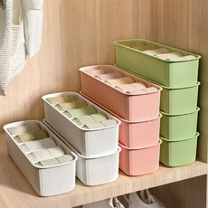 칸칸이 수납 양말 속옷 정리함 다용도 수납정리, 화이트, 2개