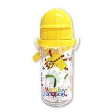 유유 빨대물통 넘버블럭스 스트랩 빨대 물통 빨대물병, 1개, 상세참조