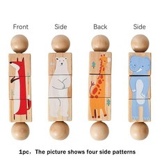 목재 핸드 벨 모빌 뮤지컬 라틀 유모차 클래식 교육용 선물, 1개, 7. A8