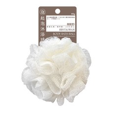 FINDAY 綿密泡泡澡球 MIT台灣製, 起泡, 1個, 40g