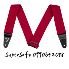 FENDER 0990642088 SuperSoft系列 酒紅色 吉他/貝斯背帶, 1個, 酒紅色 0990642088