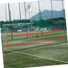 족구네트 시인성좋은 족구그물 체육관 동호회 캠핑장 실외 실내 족구망, 1개