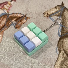 9키 기계식 키보드 축 테스터 버튼 키캡 키체인 손가락, A4