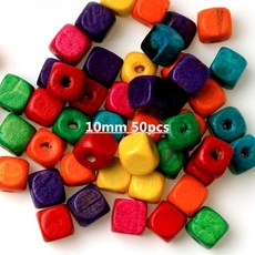 비즈공예 나무 저렴한 스페이서 비즈 팔찌 목걸이, 10mm 50pcs