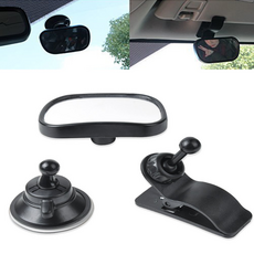 파파지아 자동차 뒷자리 유모차 후방 우리 아기 안전 베이비 미러 2in1