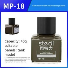 스테디 패널 라인 모델 빌딩용 형광 페인트 잉크 액센트 컬러 취미, 1개, 1L, 21. MP-18