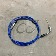 CJ motor Dio 50 油門線 1分2 一分二，提升加速反應，耐用材質，精準控制油門, 1個, 藍 單線