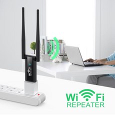 USB WiFi 리피터 무선 익스텐더 라우터 호 증폭기 부스터 장거리 액세스 포인트, 1개