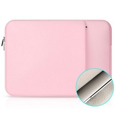 노트북파우치 가방 케이스 휴대용 인치 노트북 슬리브 커버 소프트 파우치 Xiaomi Lenovo HP Dell Asus 11 13 15, Pink, 14.1 inch