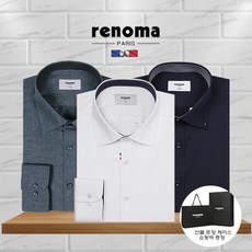 레노마 셔츠 링클프리 스판 긴팔 드레스셔츠 케주얼
