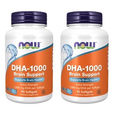 NOW Foods DHA-1000軟膠囊, 90顆, 2罐