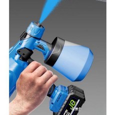 도장건 분사기 무선 충전식 전기 스프레이건 페인트건 도료 분무기, B. 충전식5전지-배터리2, 1개