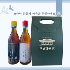 고소한 참기름 들기름 선물세트 350ml*2 무안동의가, 1개