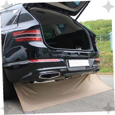 차량 트렁크 하부 보호 커버 차박 캠핑 야외 활동 바닥 보호 매트 방수 방풍, 상세페이지 참조, 2범퍼바람막이-화이트