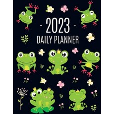 (영문도서) Frog Planner 2023: Funny Amphibian Monthly Agenda January-December Organizer (12 Months) Cute... Paperback, Semsoli, English, 9781970177800