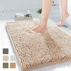 소울엔 구름결 발매트 빨아쓰는 부드러운 극세사 욕실, 딥 베이지