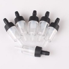 一心 水族 空氣調節閥 藍/黑色 打氣機調節閥 出氣量調節開關 魚缸空氣幫浦出氣調節 水族周邊 配件, 1個, 黑白指逆閥