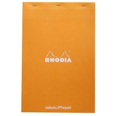 Rhodia 노트패드 No19 A4+ 도트 - 오렌지 21.6 x 31.8cm(8 1/4 12 1/2인치), 주황색, 210x318mm