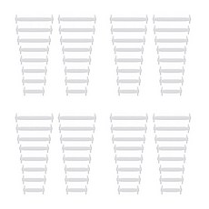 매듭없는 실리콘 신발끈 늘어나는 운동화끈 64p 4컬레용