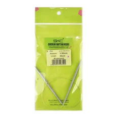 흑단바늘 2/2.5/3/3.5/4/4.5/5/5.5/6/6.5/7/8mm 뜨개질 도구 스테인레스 라인 원형 바늘 알루미늄 핸들 링, 01 40cm, 10 3.5mm 1615284