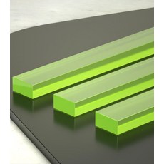 사각 스틱 탄성 고무 내마모성 충격 흡수 패드 막대, 1.5 x 20 x 1000mm, 1개, 기본 색상