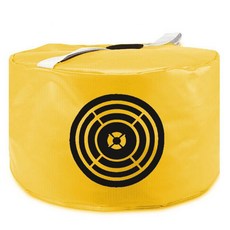 i-style 高爾夫加厚揮桿訓練打擊包 揮桿練習器, 黃底黑圖(款式隨機出貨)