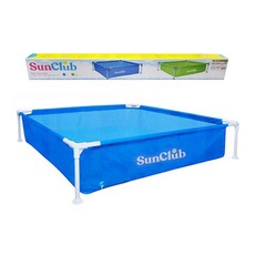 유아용 프레임 풀장 122 높이 33cm (색상랜덤) 사각형 키즈풀 물놀이 수영장 볼풀 소형 미니, 1개