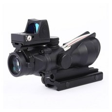 翔準 4X32光杵海螺 內紅點 高清充氮單筒望遠鏡 生存遊戲瞄準鏡, +內紅點