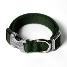 아띠지기 강아지 웨빙 목줄, 올리브, 1개