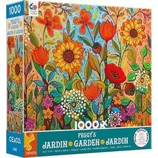 Ceaco - Peggy's Garden Joy in The Morning 1000피스 직소 퍼즐, Puzzle