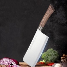 하이키친 우드스타일 중식도 미트클리버 부엌 고기칼 lov+56029Wr