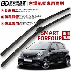 BD 台灣氣候專用雨刷 SMART FORFOUR 專用 防跳靜音 日系精工
