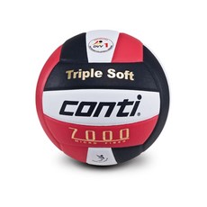 Conti 排球 5號排球 貼布排球 沙灘排球 V7000系列, 1個, 紅黑白