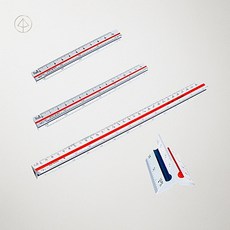 SCS 우찌다 삼각 스케일 10cm 일산 10갑세트 제도용 삼각자 스케일자 디자인도구