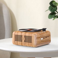 턴테이블 블루투스 스피커 레코드 빈티지 lp 장 Love HYM 일반 엔틱 미니, 2 펄 화이트 초장거리 주행거리 블루투스 5 0 360