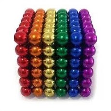 1000顆積木磁鐵拼搭玩具，磁力方塊積木，磁片積木，迷你磁力鐵玩具，兒童益智玩具禮物, 216顆5MM彩色 無任何配件, 1個