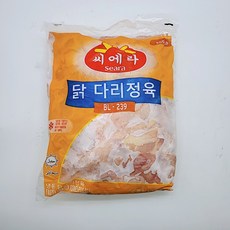 뼈손질/순살로만 100% 냉동 닭정육 닭다리살 2kg, 1