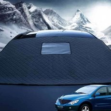 겨울철차량관리 차량용성에제거 액티언 성에방지커버 맞춤형 블랙박스형 커버 맞춤, SS05_액티언