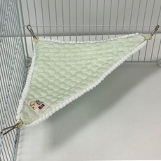 荷蘭豚鼠冰絲吊床, 小青檸綠角落35x35, 1個