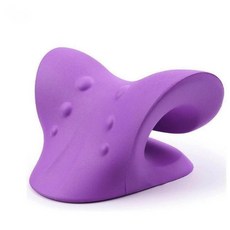 多功能護頸椎枕，舒緩按摩，改善睡眠，辦公室午睡旅行必備, 紫色, 1個